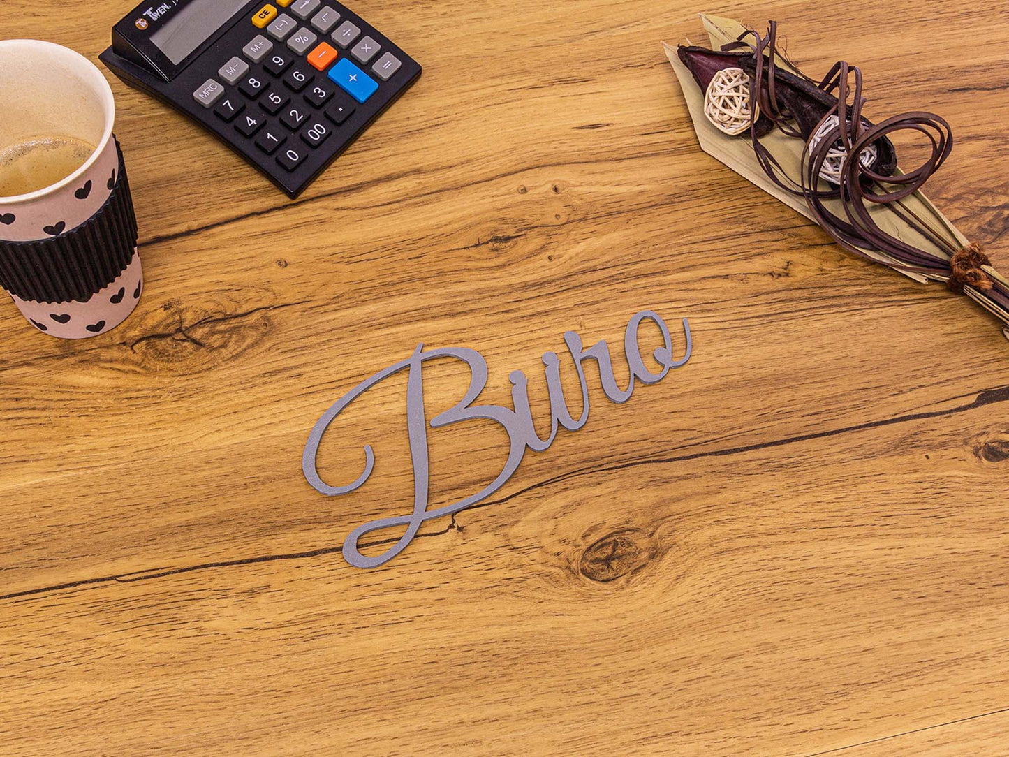 Büro Türschild 3D Schriftzüge Selbstklebend