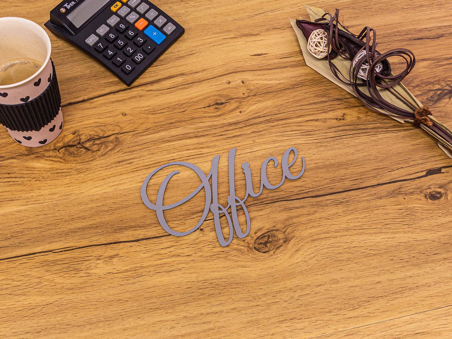 Office Türschild 3D Schriftzüge Selbstklebend