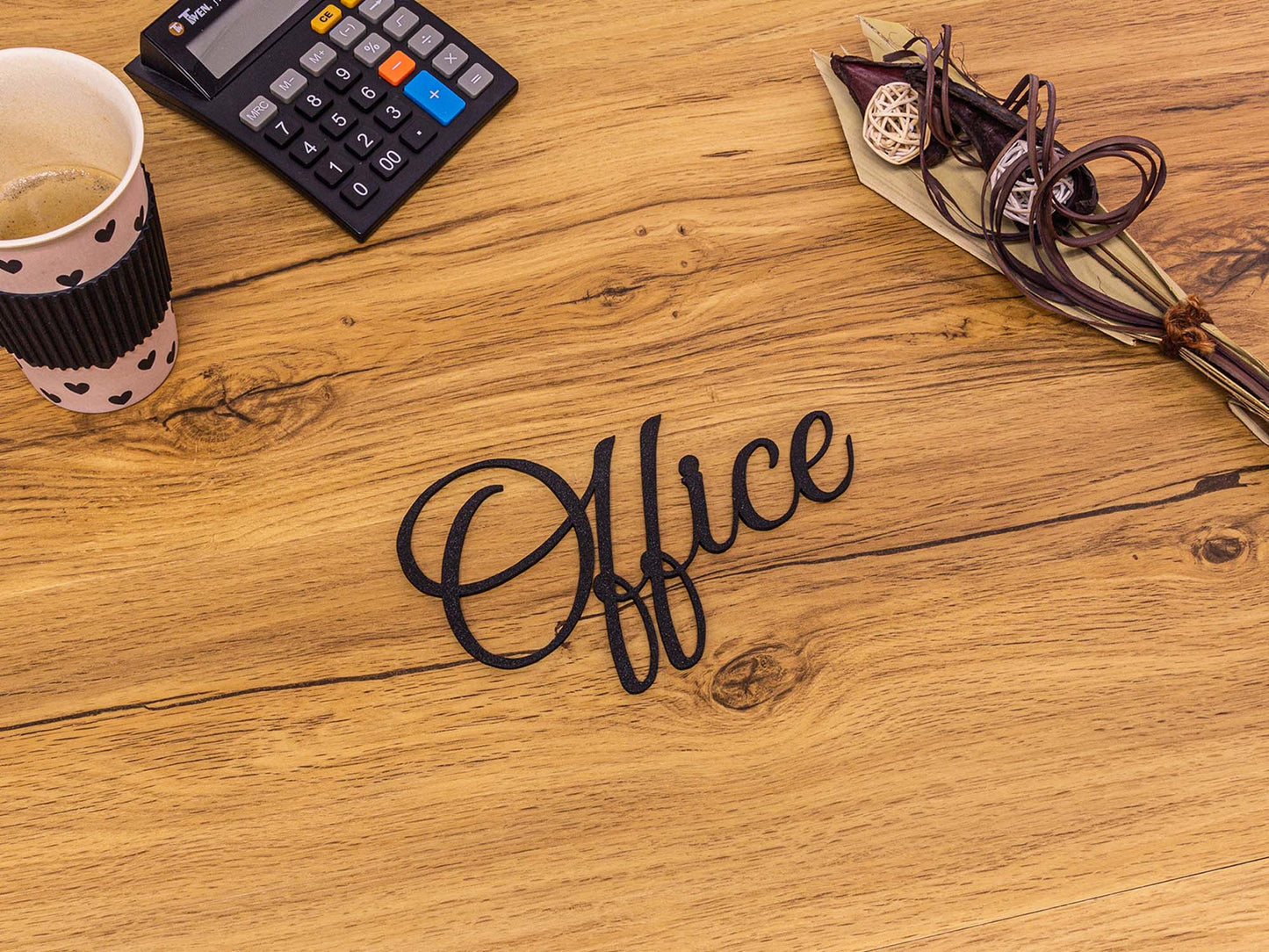 Office Türschild 3D Schriftzüge Selbstklebend