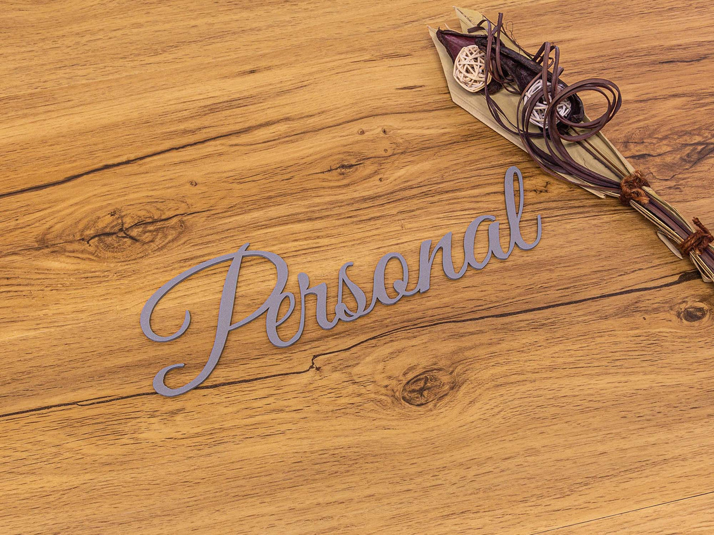 Personal Türschild 3D Schriftzüge Selbstklebend