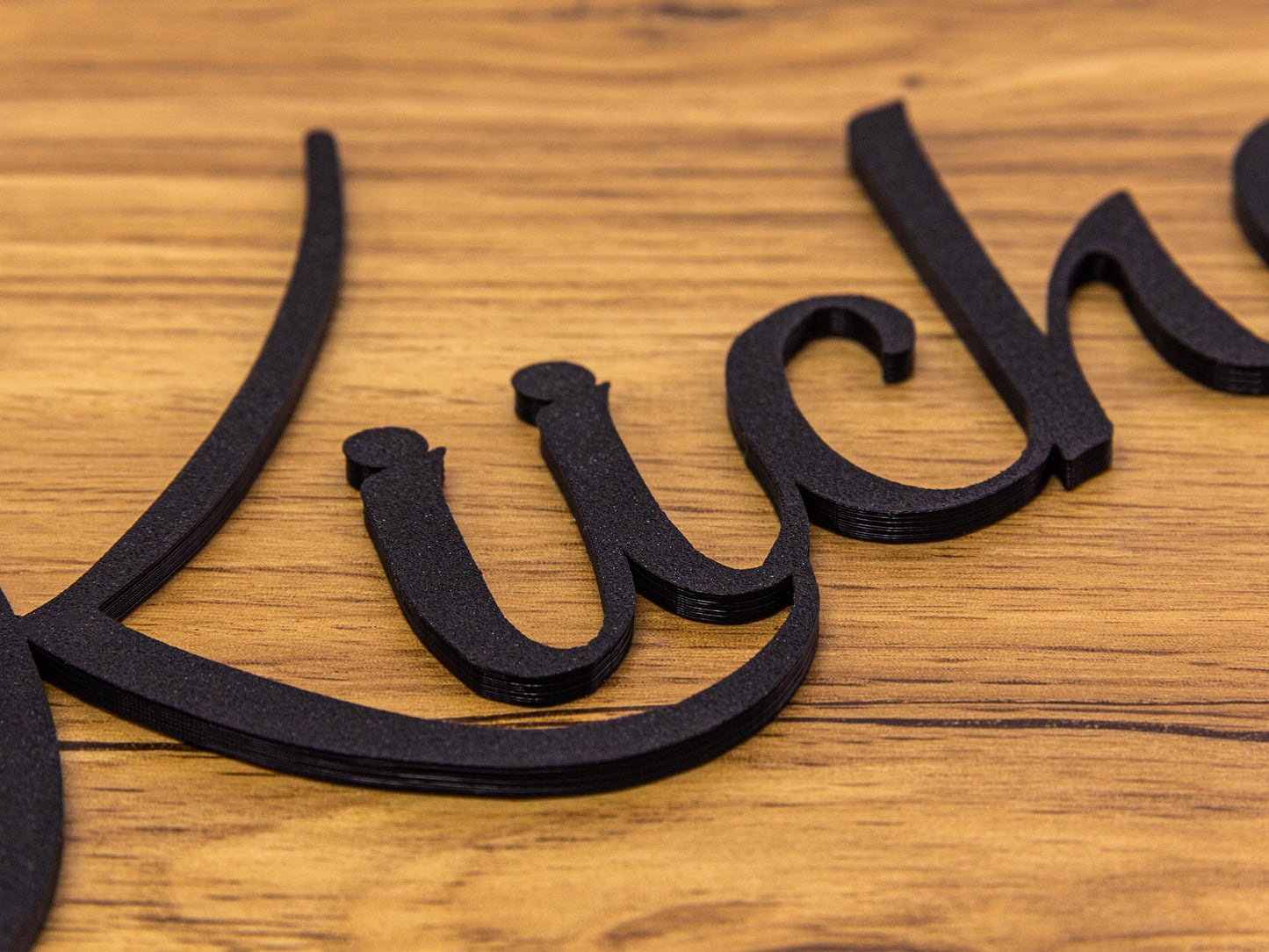 Küche Türschild 3D Schriftzüge Selbstklebend