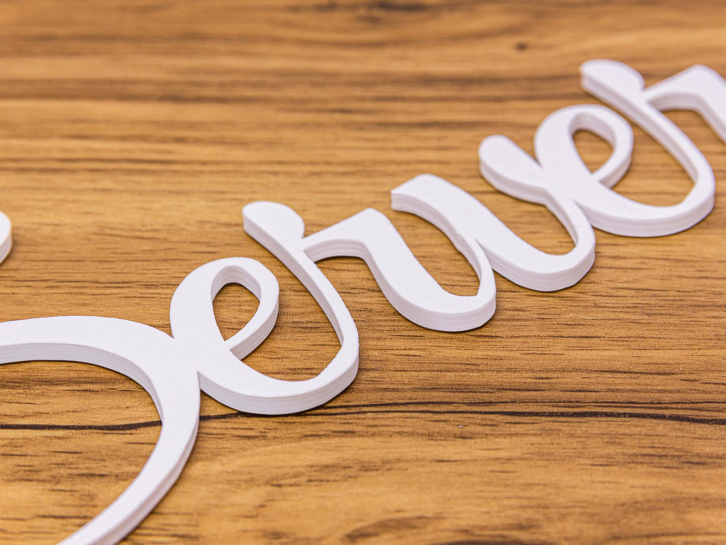 Server Türschild 3D Schriftzüge Selbstklebend