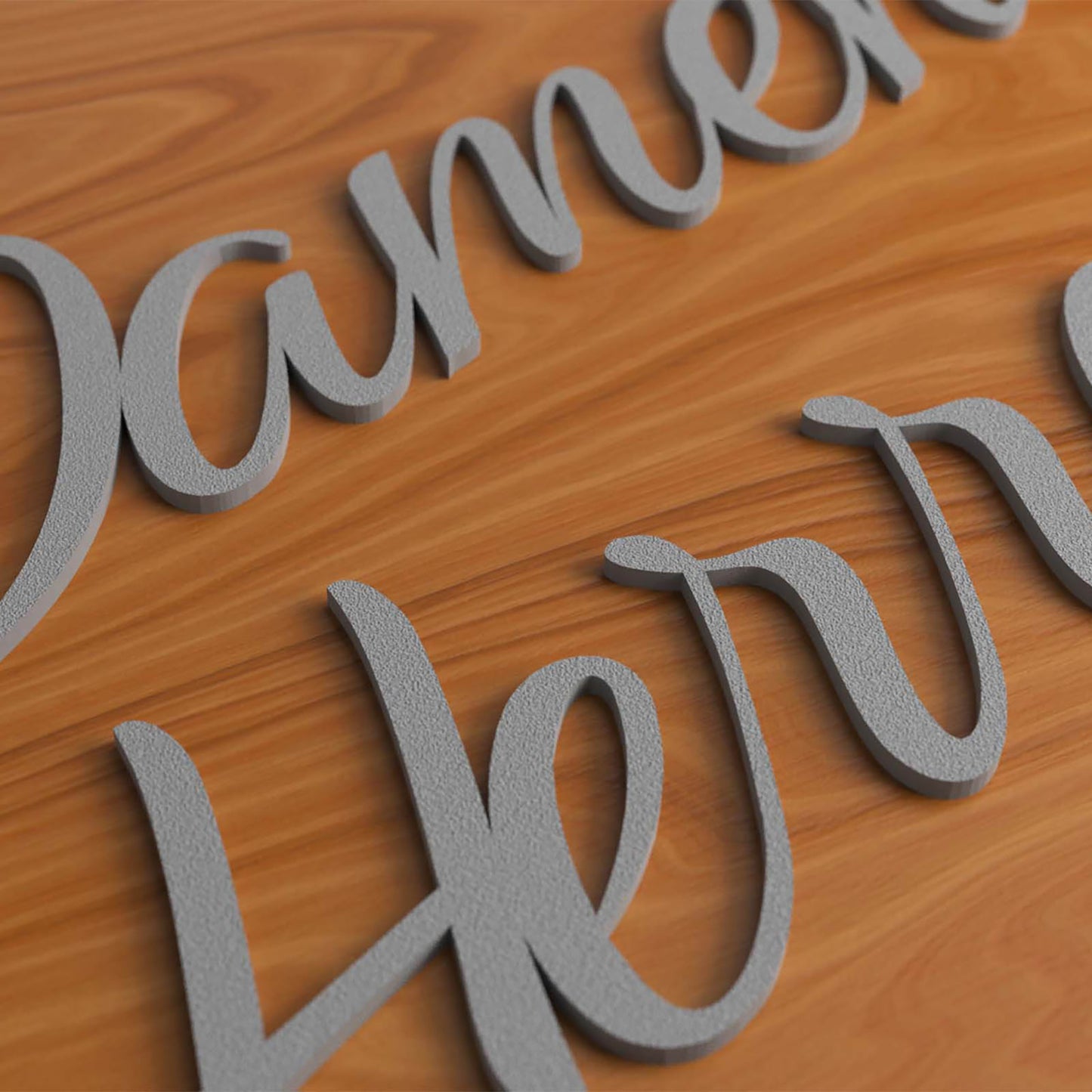 Damen Herren Türschild 3D Schriftzüge Selbstklebend