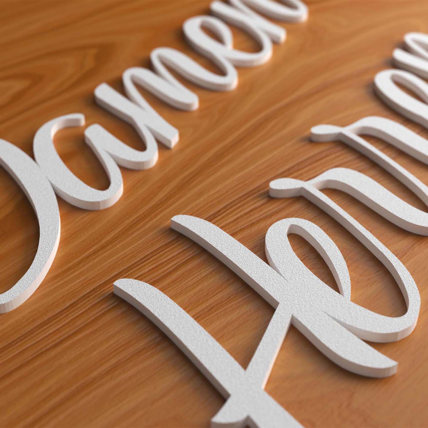 Damen Herren Türschild 3D Schriftzüge Selbstklebend