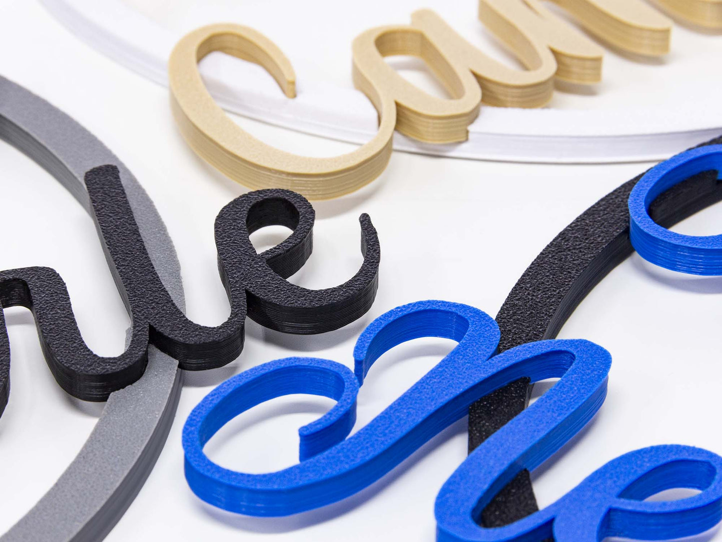 Familien 3D Türschild Personalisiert