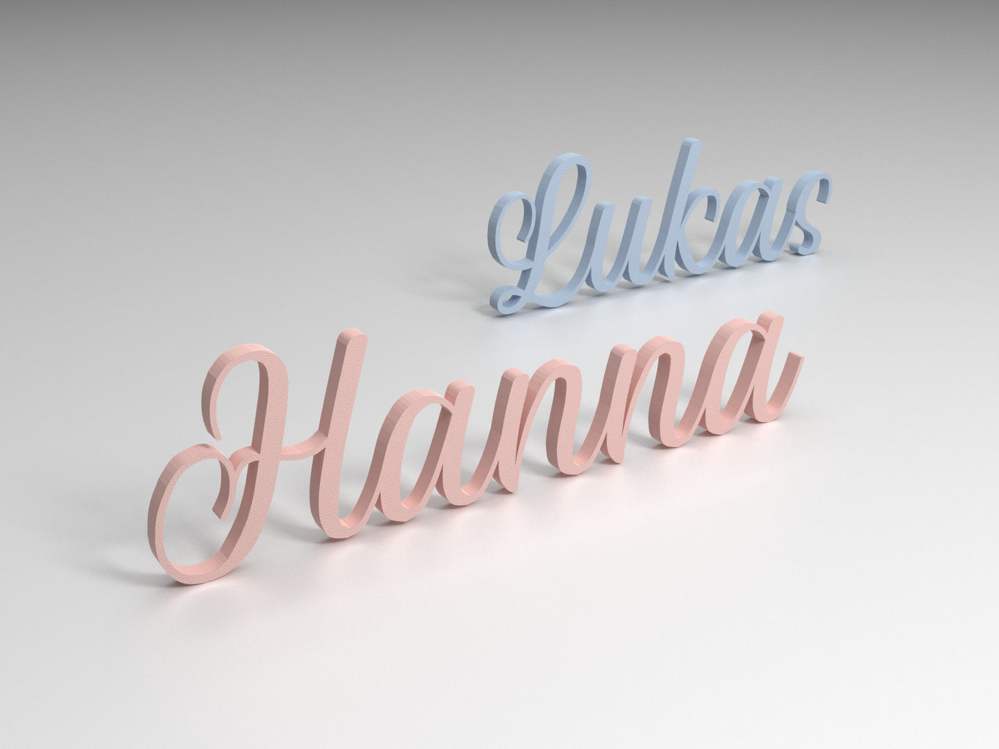 Personalisiertes Namens Türschild 3D Schriftzug Individuell