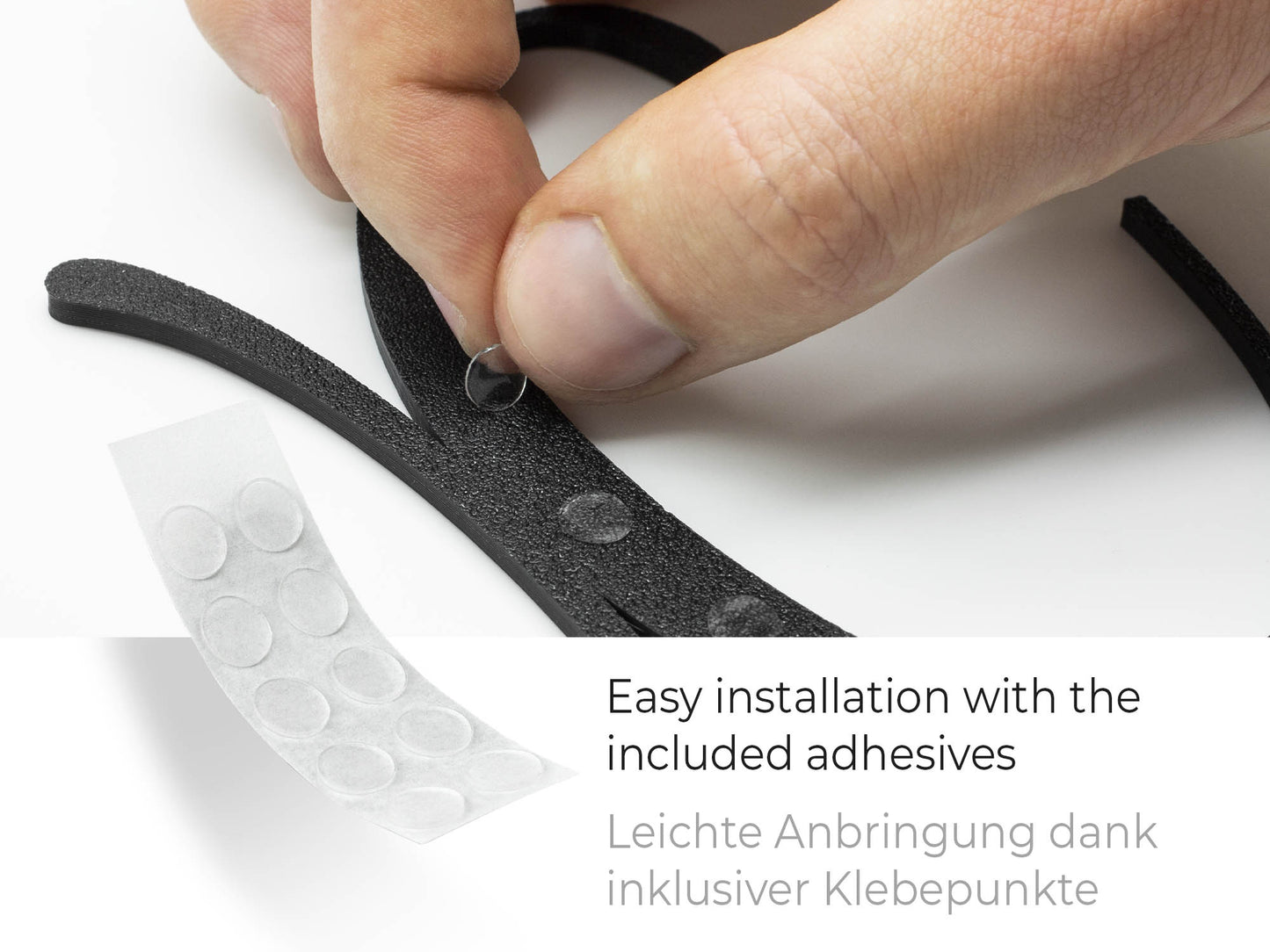 Wartezimmer Türschild 3D Schriftzüge Selbstklebend